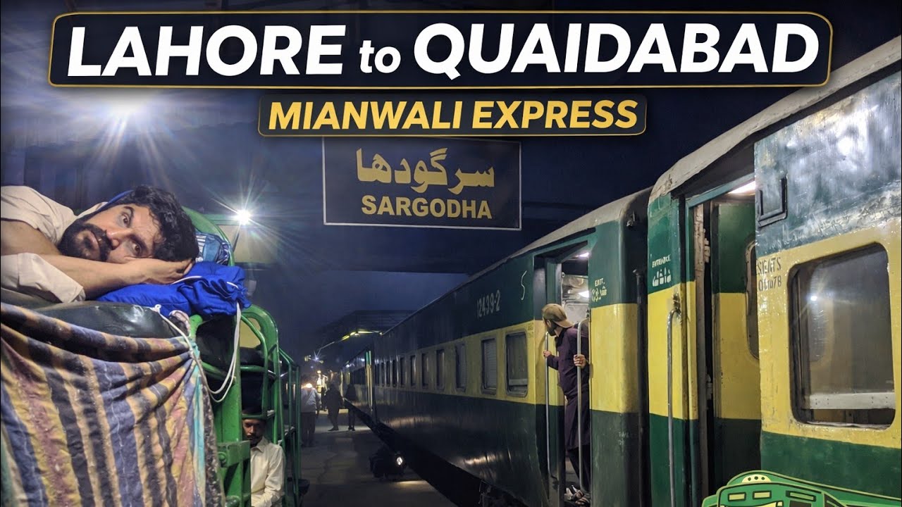 Lahore to Quaidabad Journey on Mianwali Express Train 