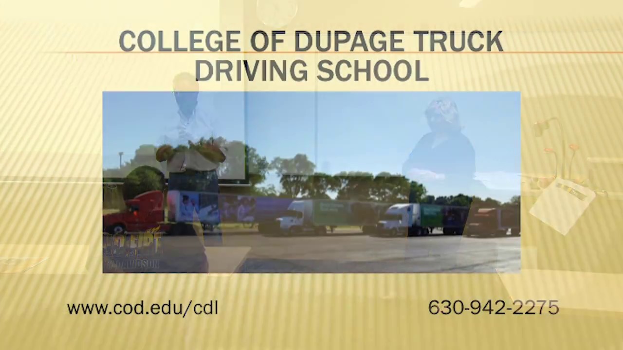 College of DuPage: Truck Driving CDL Information Session