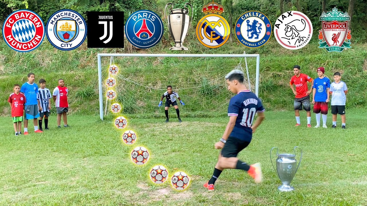 UEFA CHAMPIONS LEAGUE DESAFIO DE PÊNALTIS 2022 ‹ Rikinho ›