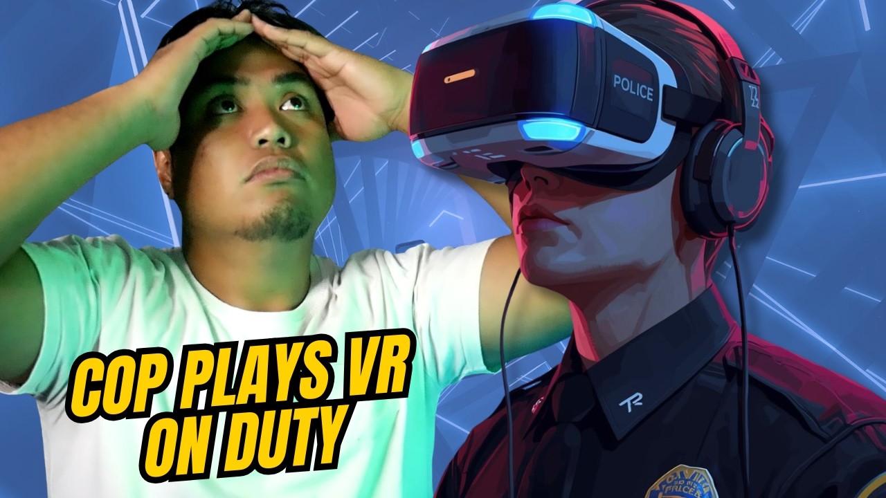 Российский офицер играет в VR, пока подозреваемого арестовывают.