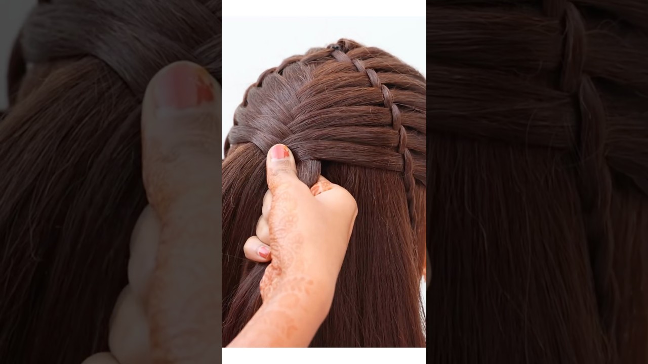 Elegant bun hairstyle #hairstyle #bunhairstyle