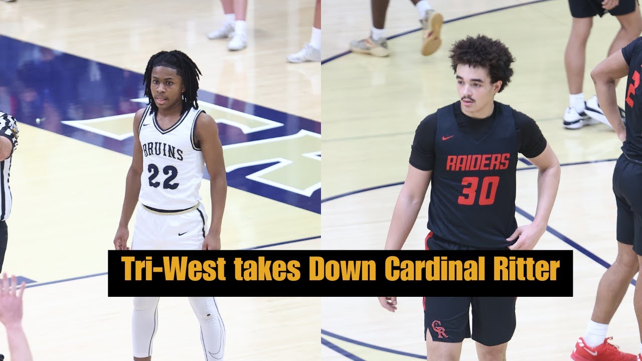 Freshman Daniel Thomas Comes Alive 22 Pts Off the Bench in Tri-West Win vs Cardinal Ritter!