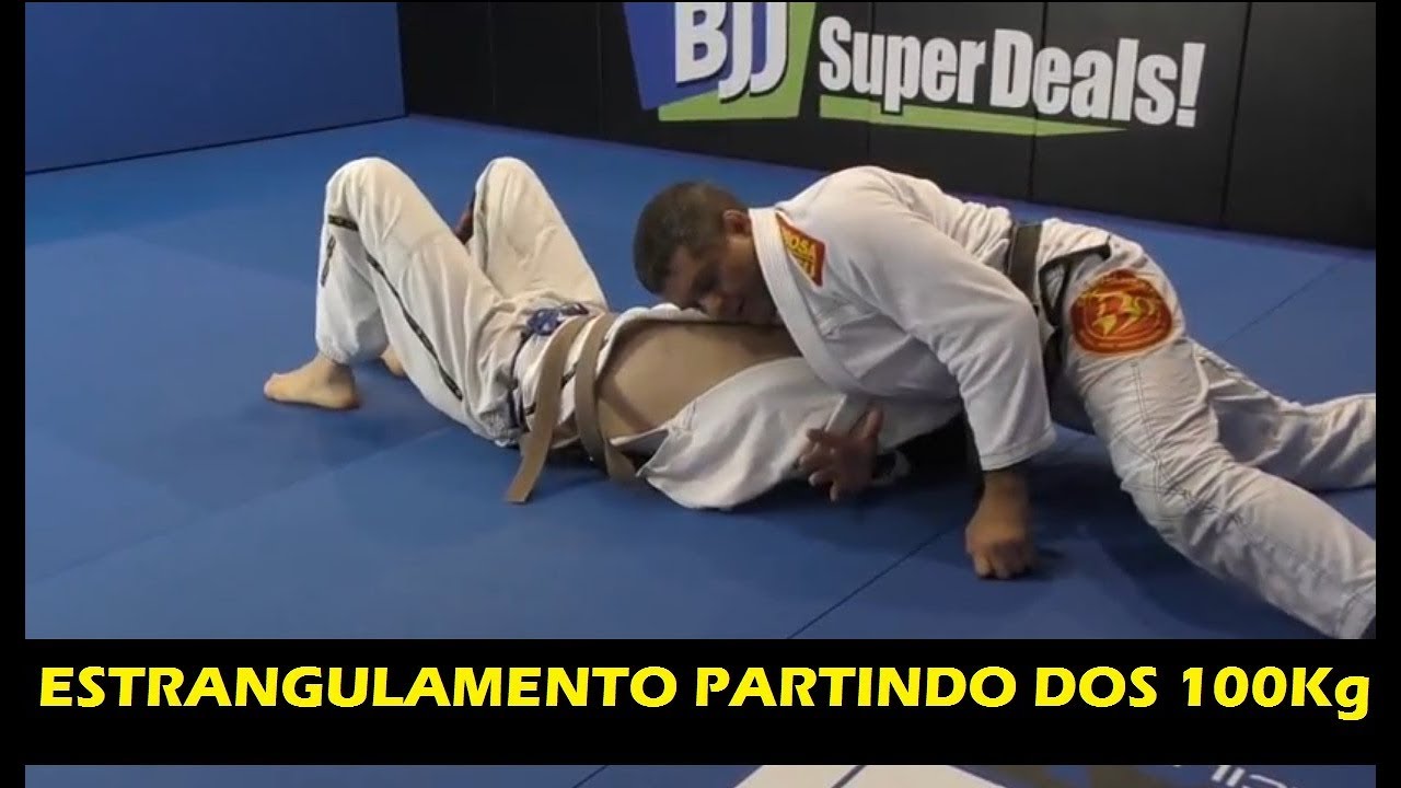 Finalização De Estrangulamento De Lapela Com Variações Partindo Dos 100Kg Com Marco Barbosa