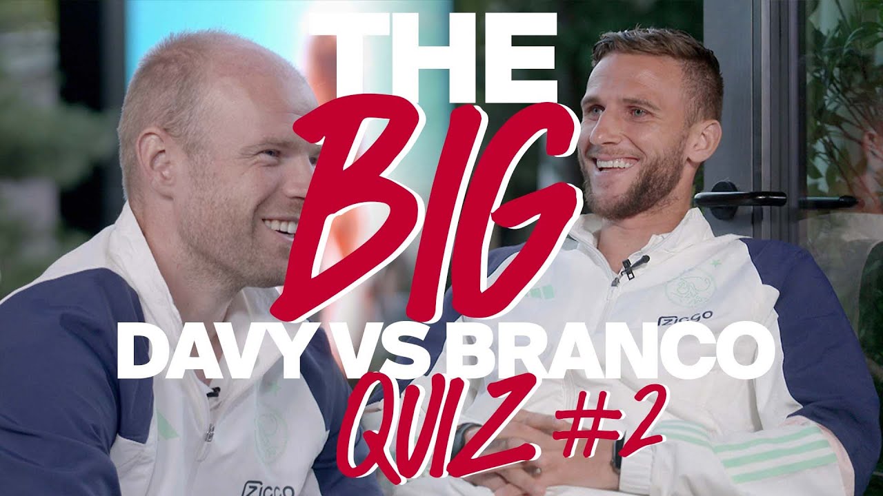 'Ajax should collab w/ Beyoncé or 50 Cent 🤩🎶' | THE BIG DAVY VS. BRANCO QUIZ | Part II