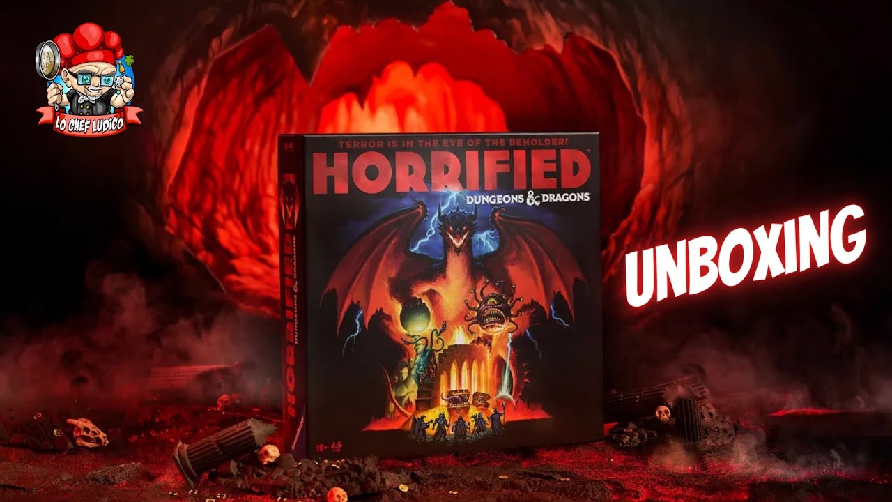 HORRIFIED Dungeons & Dragons - Unboxing, let's take a look at the game components