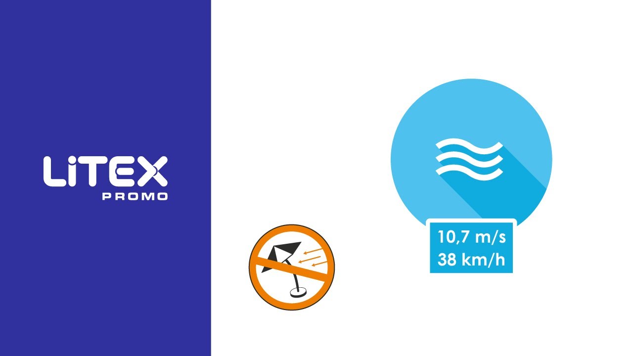 Litex Promo - Kiedy zamknąć parasol? - 10,7 m/s Jak rozpoznać?