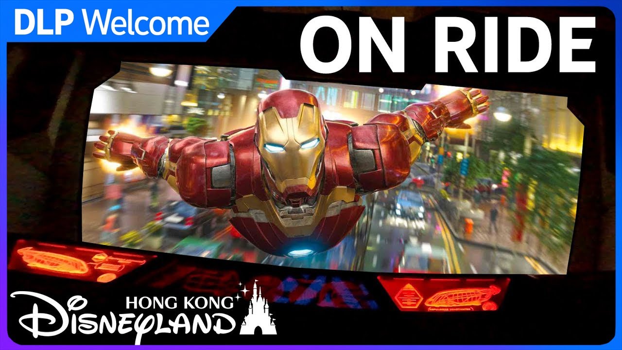 [4K POV] Iron Man Experience - On Ride - Hong Kong Disneyland