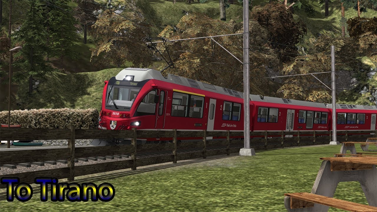 Bernina Line: Poschiavo - Tirano Route - Train Simulator 2020