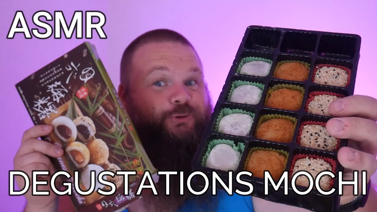 ASMR - DEGUSTATIONS MOCHI ( tournage 2 caméras ?? ) #asmr #mochi