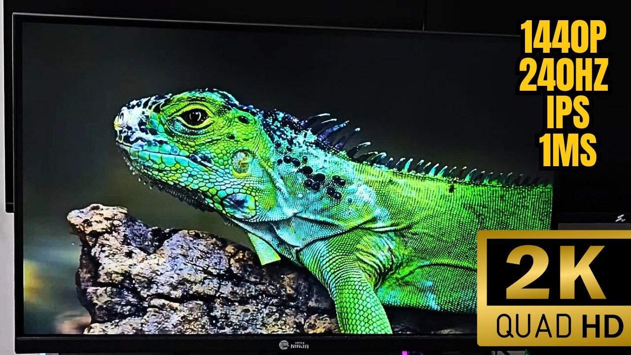Esse é o Melhor Monitor 2.5k Barato IPS e 240Hz, MONITOR GAMER NINJA TENSEIGAN