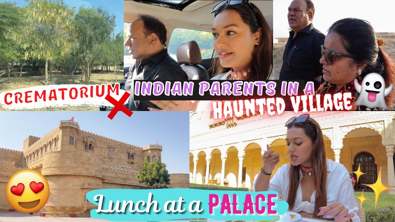 Took my Superstitious Indian Parents to a Haunted Village & Crematorium in Rajasthan #TravelWSar