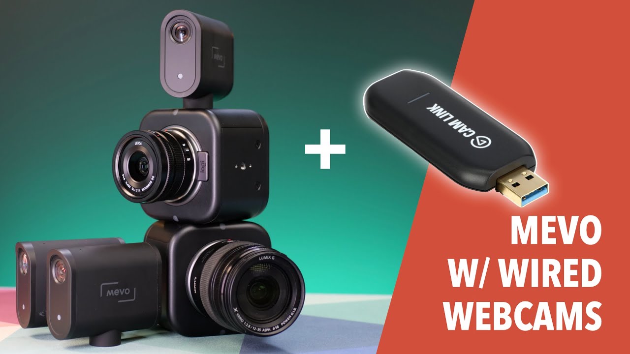 How to mix wired webcams with wireless Mevo cameras!