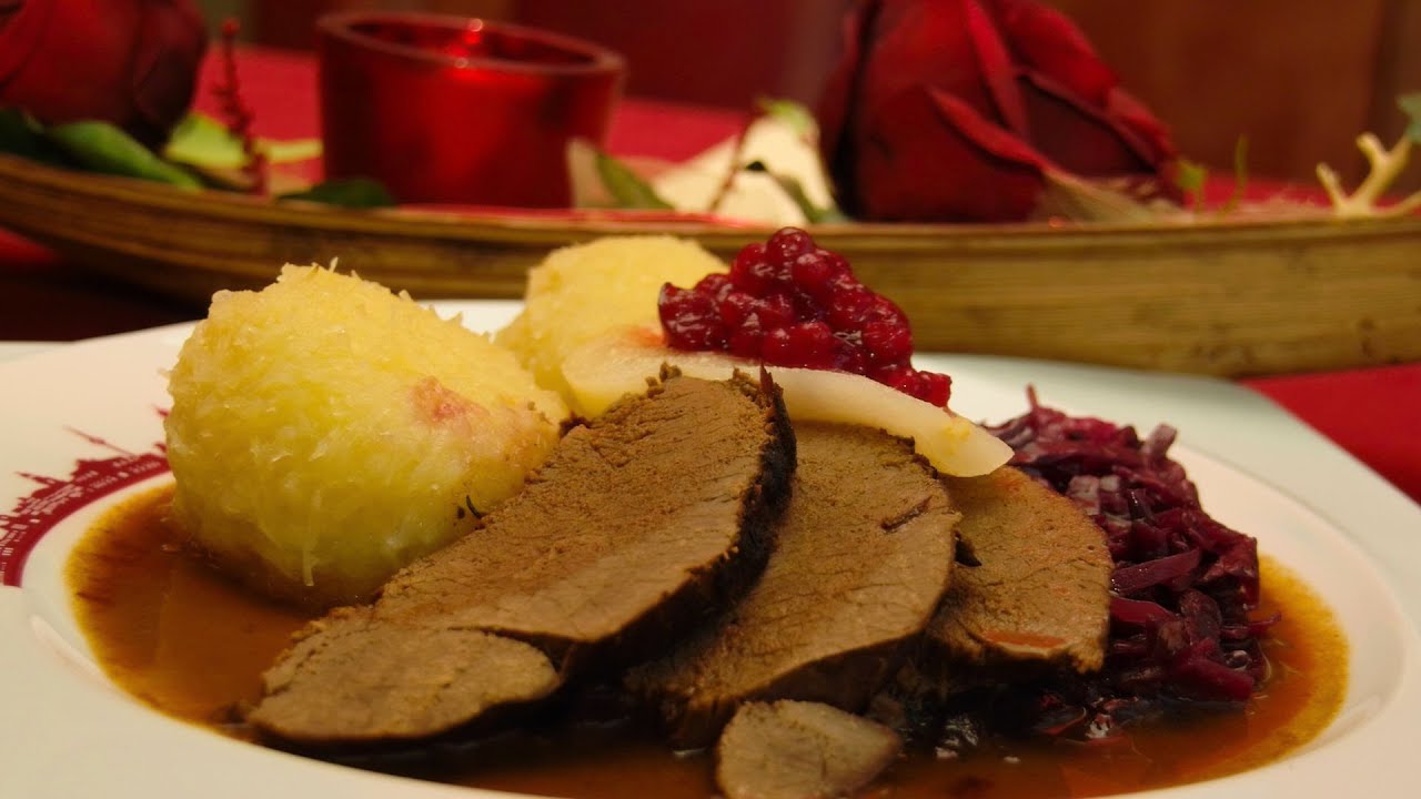 Saftiger Hirschbraten 