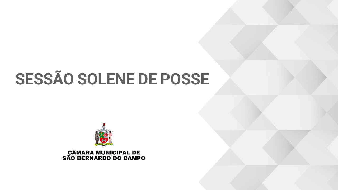 Sessão Solene de Posse | São Bernardo do Campo - SP | 01.01.2025