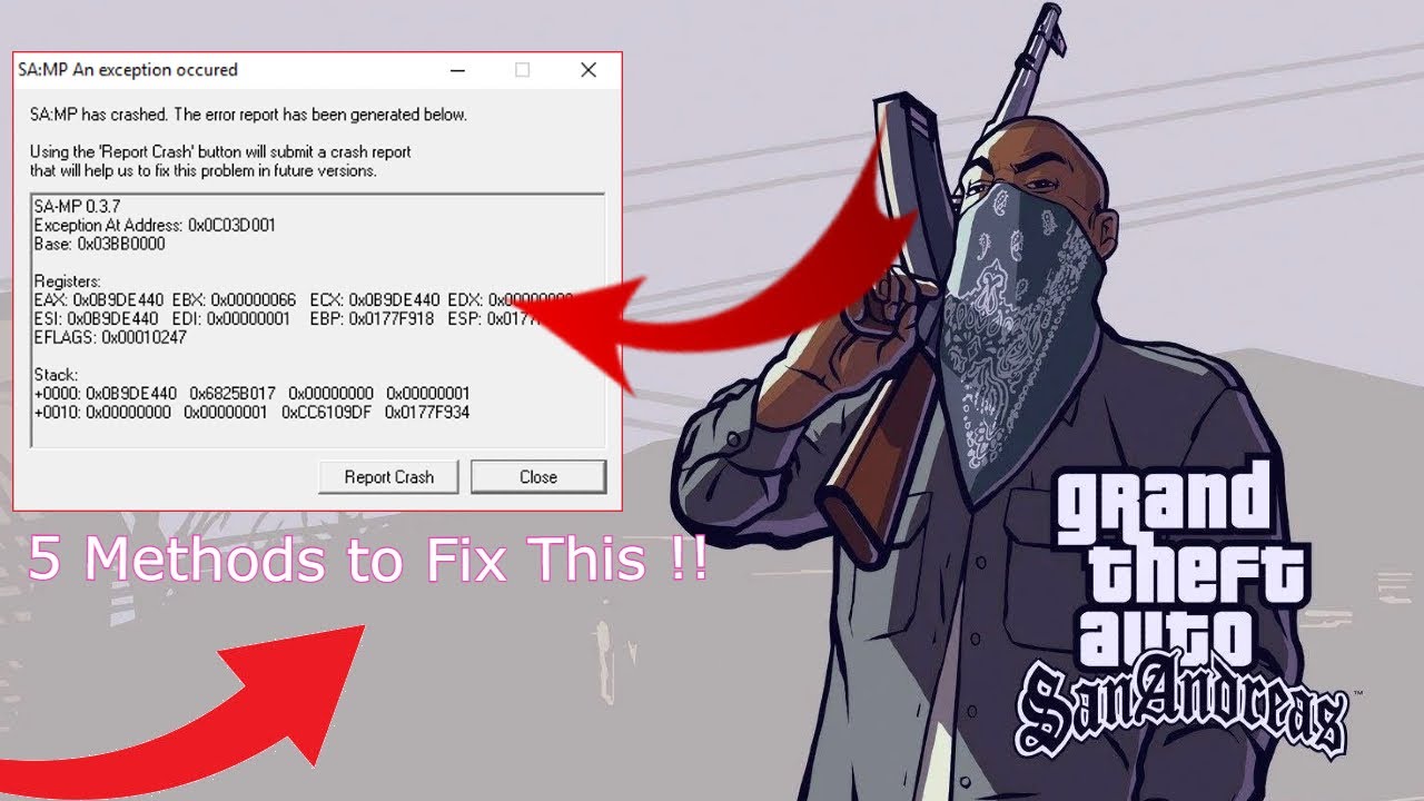 🚀Unlocking SA:MP Stability: Top 5 Crash Fixes Revealed! 💥