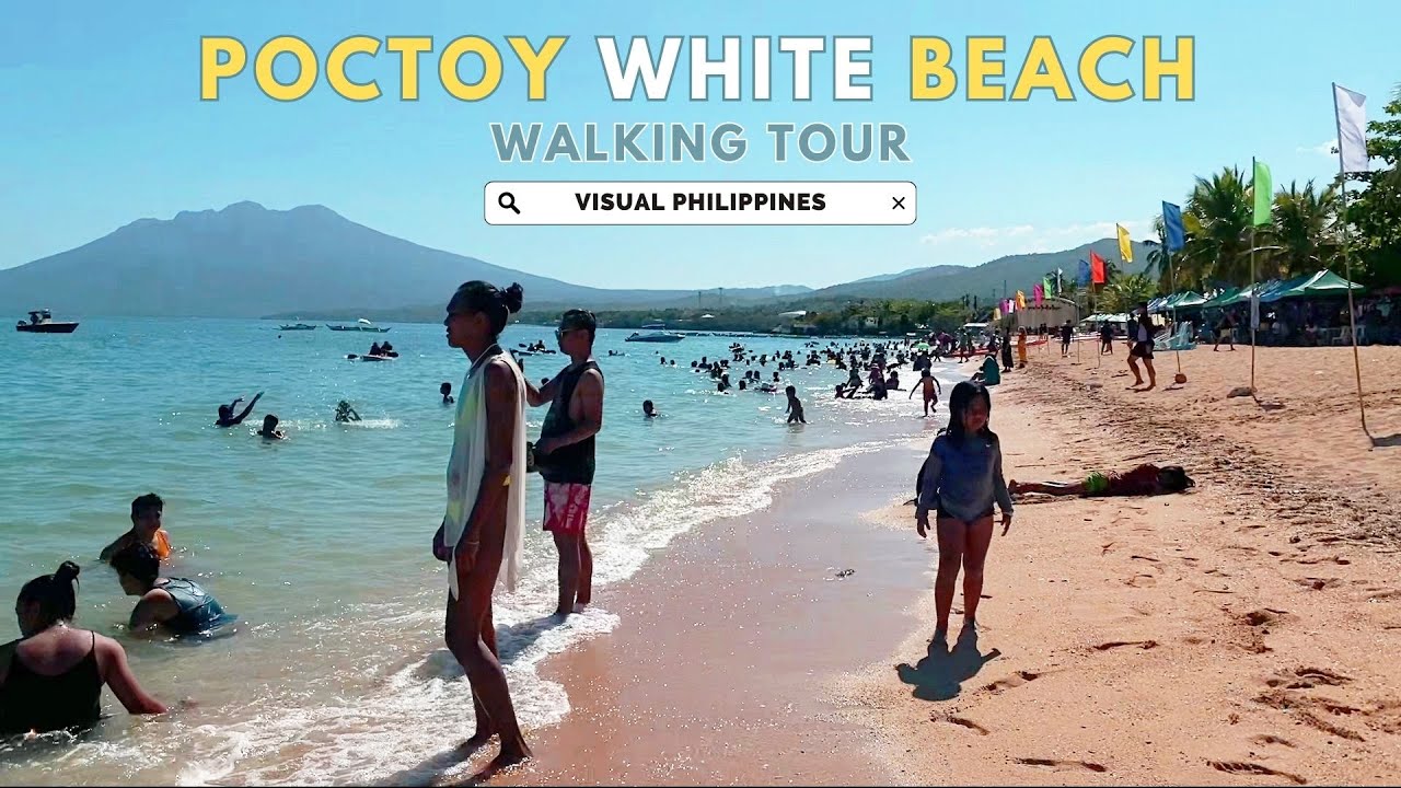 Poctoy White Beach Walking Tour Beach Walk | Holy Week 2024 | Torrijos, Marinduque