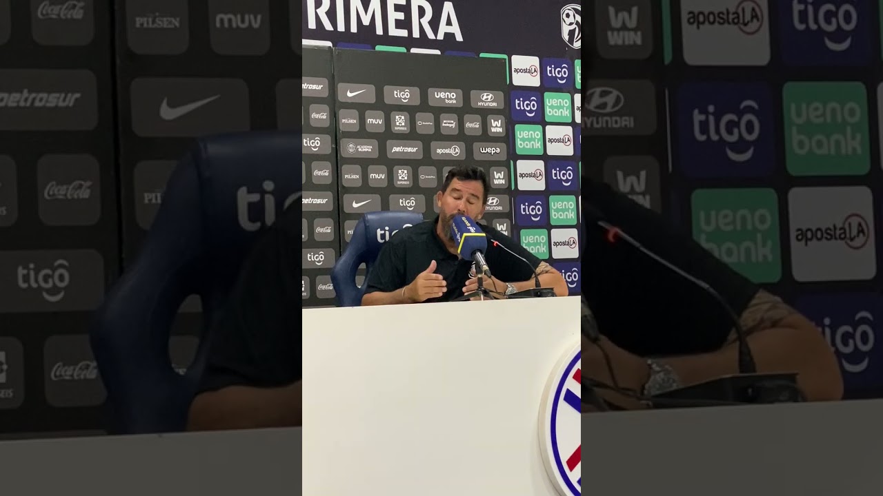 Conferencia de Prensa del Dt de #olimpia Pablo Sánchez.