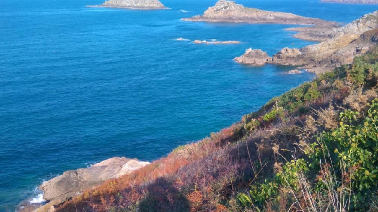 BRETAGNE : PAYS DE ST MALO- LA GUIMORAIS PAR LE GR34