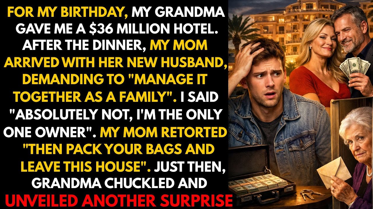 My Grandma Left Me Her $36M Hotel Empire, But Mom’s New Husband Took Control, Then Grandma Did This