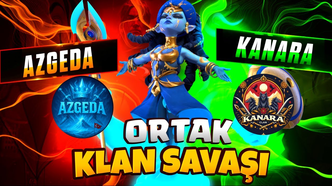 AZGEDA VE KANARA EKİBİ ORTAKKLAN SAVAŞI - CLASH OF CLANS