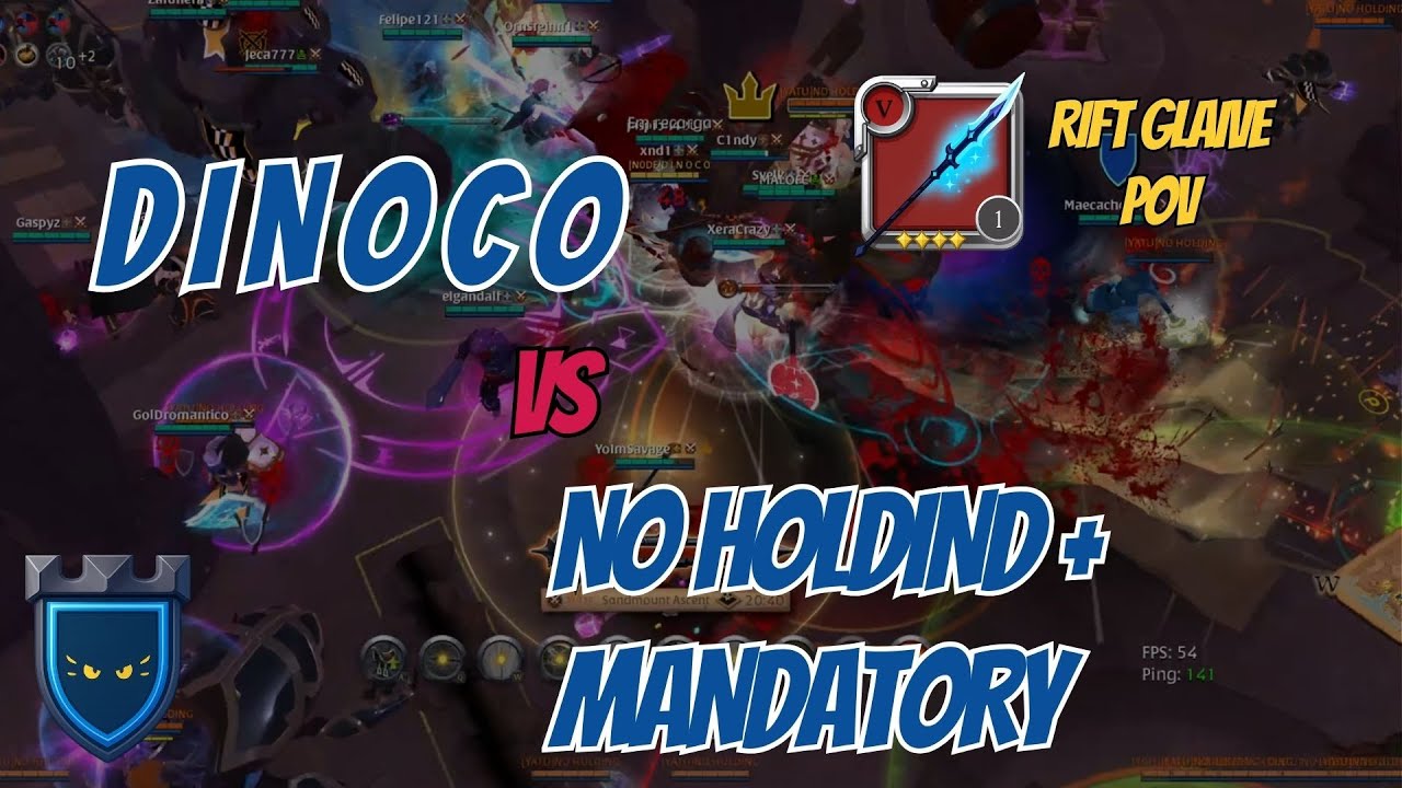 POV RIFT GLAIVE | DINOCO vs NO HOLDING + MANDATORY | ALBION ZVZ
