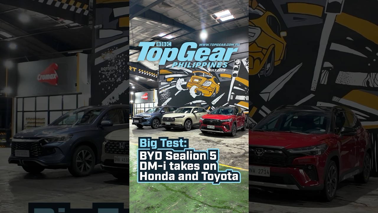 July 2025 moving cover: BYD Sealion 5 DM-i vs Honda HR-V RS e:HEV vs Toyota Corolla Cross GR-S HEV
