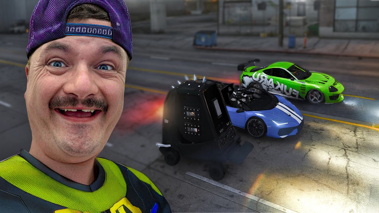 Ulovlig Gaderæs i en Kabine-scooter | Dansk GTA RP
