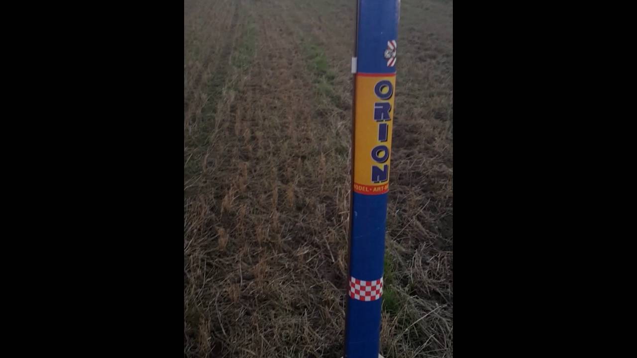 Start rakiety klasy orion na silniku b4s.  Rocket starting orion class. B4s engine