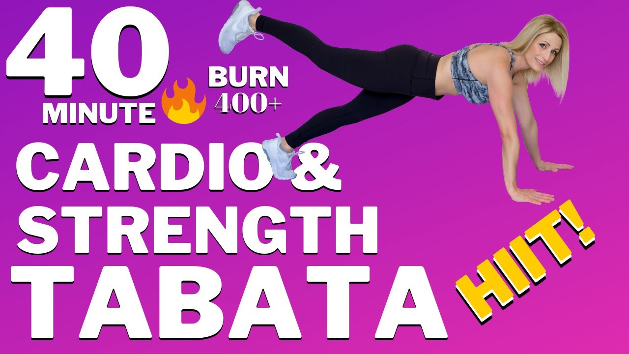 40 MINUTE FAT BURNING CARDIO AND STRENGTH TABATA | Tracy Steen