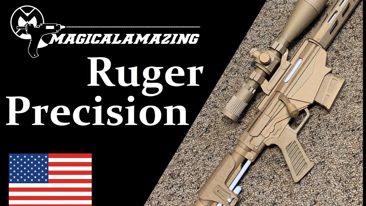 Cardboard Ruger Precision Rifle