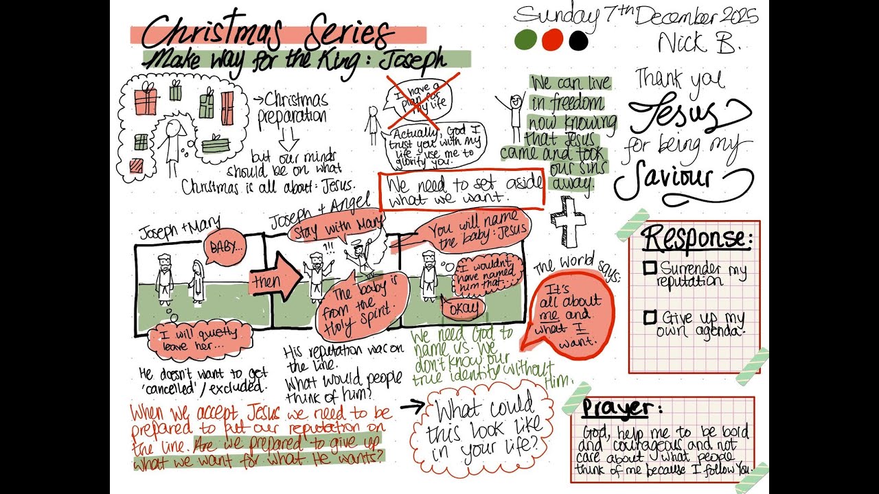 Christmas series #2, Make Room for the King: Joseph