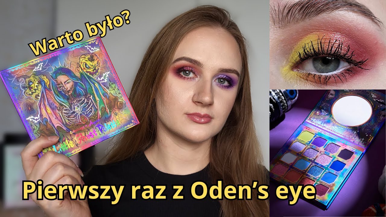 Pierwszy raz z Oden's Eye | 4 makijaże + swatches paletą Little Ghost od@AngelicaNyqvist