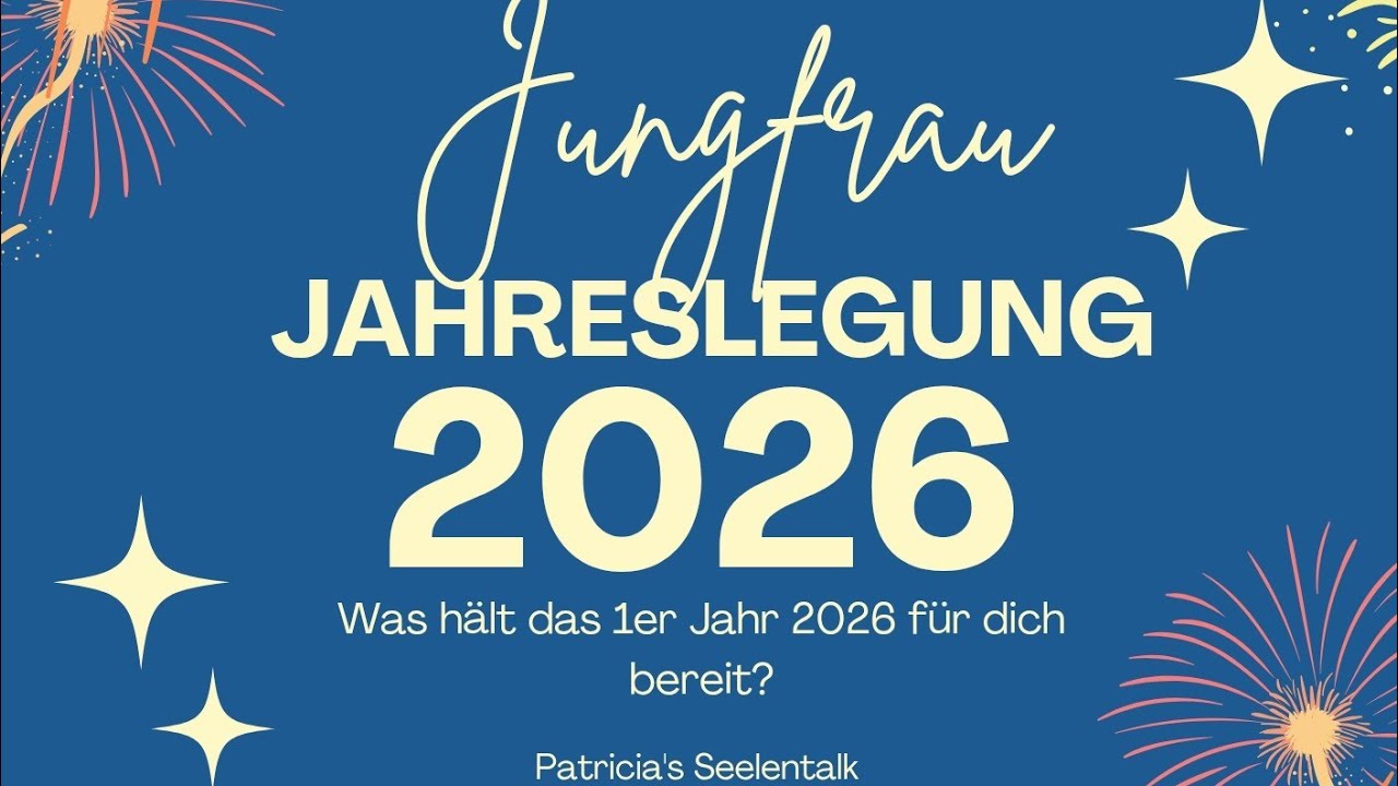 Jungfrau ♍️ Jahreslegung 2026 🔮Dein Gefühl leitet sich durchs Jahr🔮