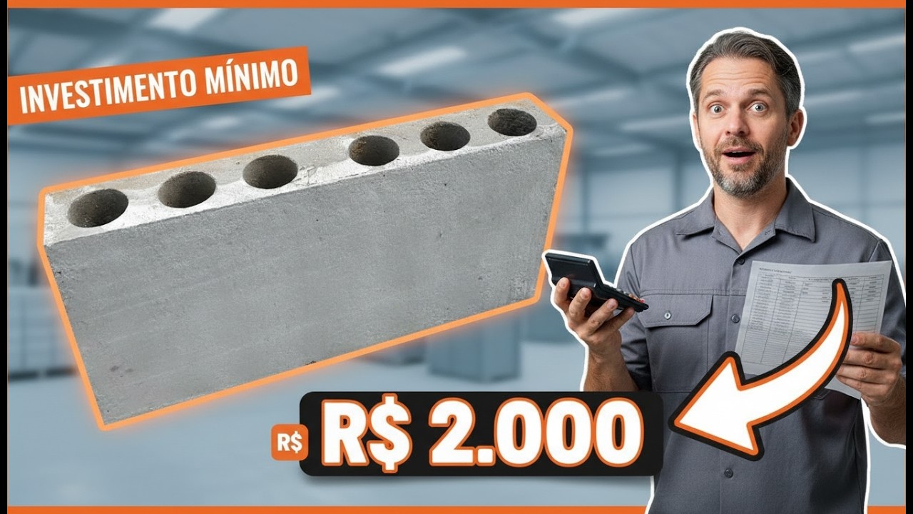 O MENOR Investimento Pra Começar no Concreto Celular (Lista de Compras + Custos).