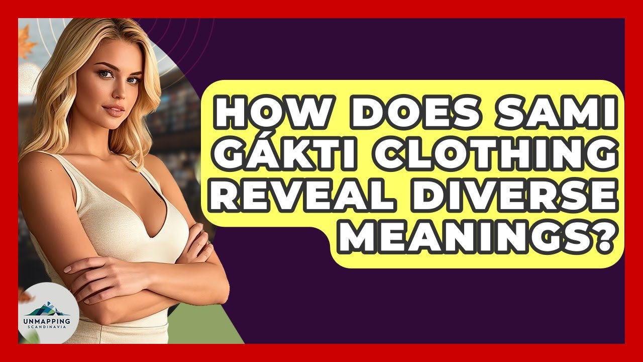 How Does Sami G&aacute;kti Clothing Reveal Diverse Meanings? - Unmapping Scandinavia