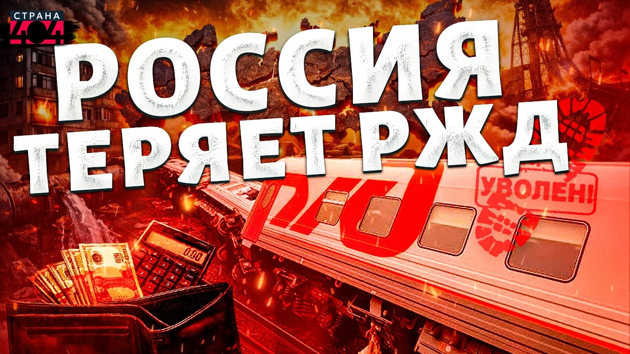 Началось! Россия теряет РЖД: тотальный КОЛЛАПС перевозок. Сотни тысяч россиян без работы