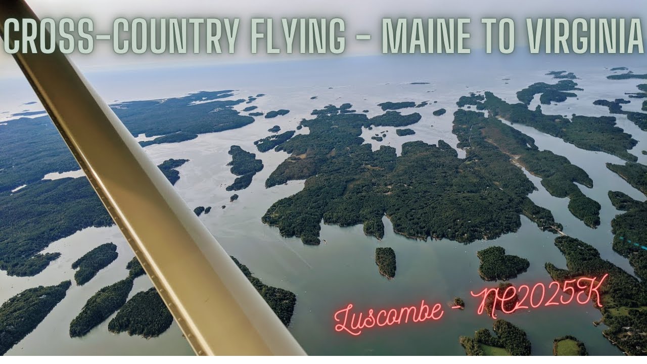 Long cross-country flight – Flying from Maine to Virginia in a 1947 Luscombe