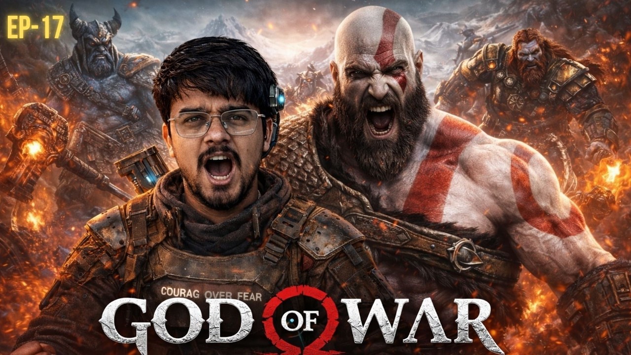 GOD OF WAR EPISODE 17 | KRATOS VS ME 😈🔥 | Full Hindi Gameplay | #godofwar #shortslive