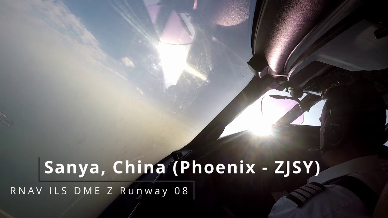 Landing Sanya, China (ZJSY) - Bombardier Global 6000