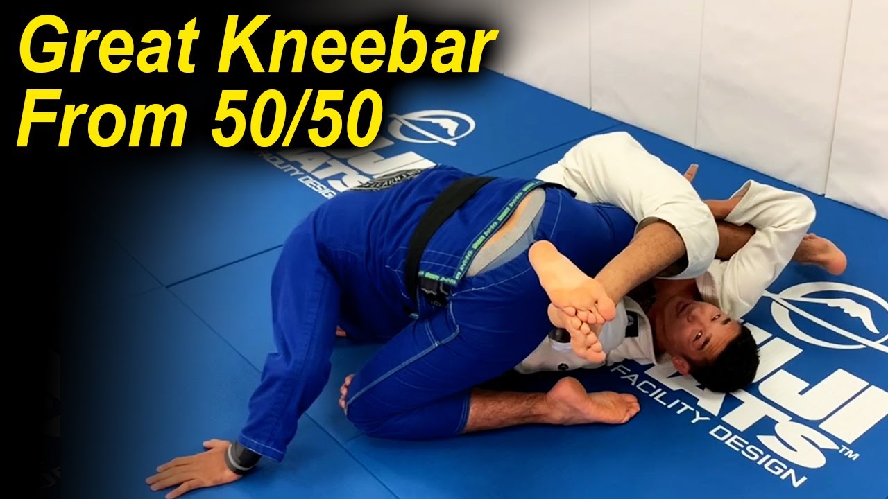 Very Good Kneebar (Leg Lock) From 50/50 Guard by Marcus Johnson