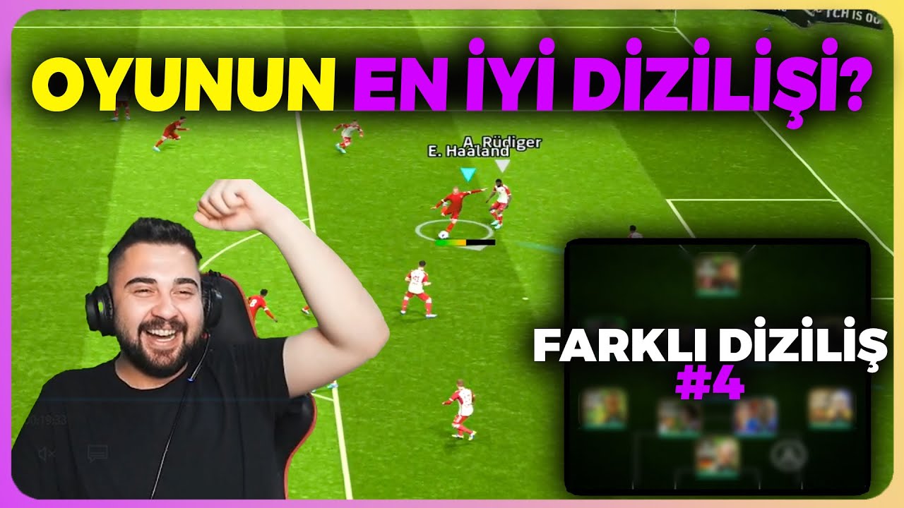 OYUNUN EN İYİ DİZİLİŞİ GELMİŞ! KAÇMAZ! FARKLI DİZİLİŞLERLE OYNUYORUM #4 EFOOTBALL 2024 MOBİLE