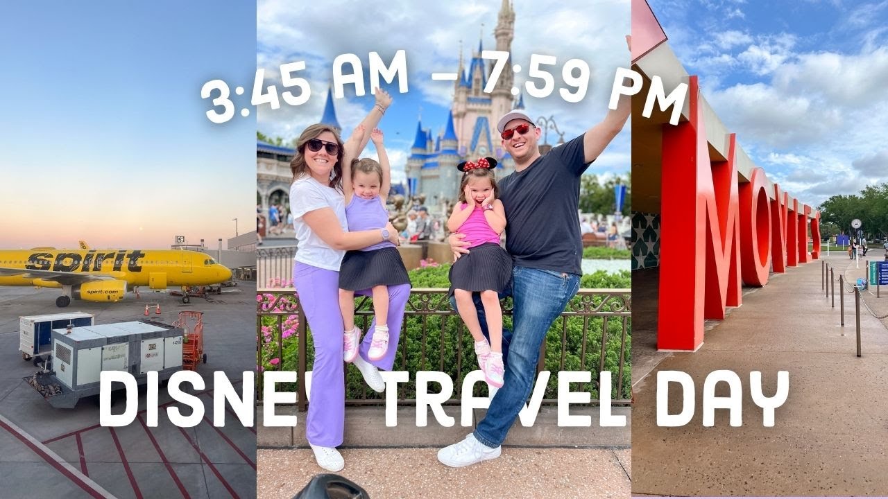 3:45 AM DISNEY TRAVEL DAY! | Flying Spirit, All Star Movie's and Magic Kingdom