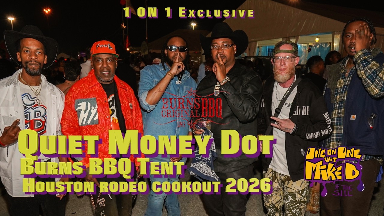 Houston Rodeo Cookoff 2026 Live from the Burns BBQ Tent it Quiet Money Dot, SUC Mike D and Lil Flip
