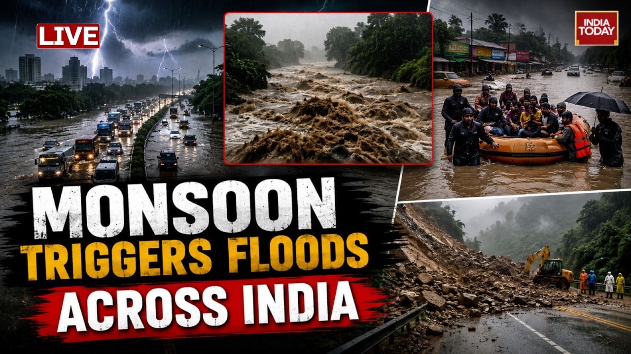 Mumbai Rain News Live: Heavy Rain Wreaks Havoc, Hundreds of Trees Collapse | India Today LIVE