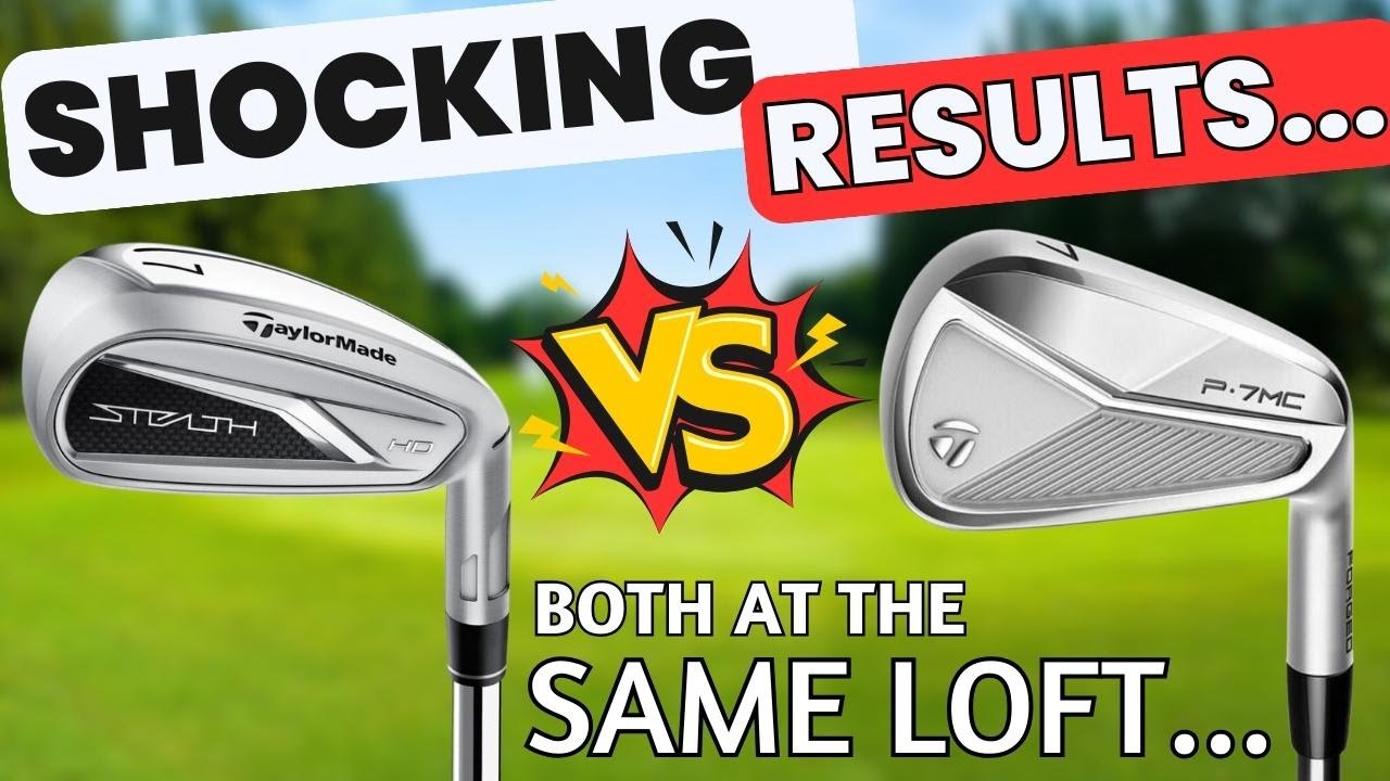 STEALTH HD vs P7MC - SAME LOFT TEST - Is a Game Improvement Iron That Much More Forgiving??