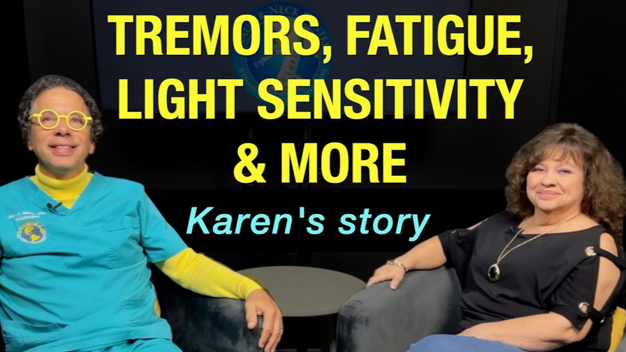 Tremors, light sensitivity, & loss of personality from upper cervical instability- Karen's story