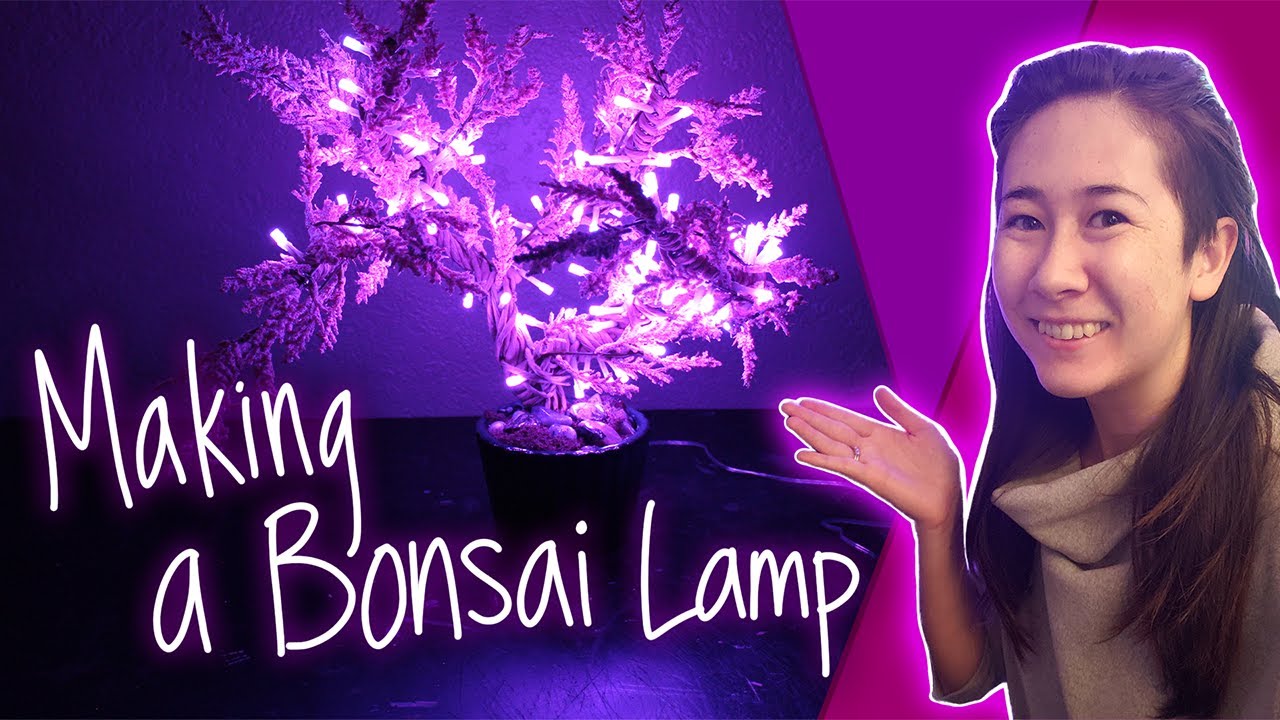 Making a BONSAI LAMP! | Maiko Makes