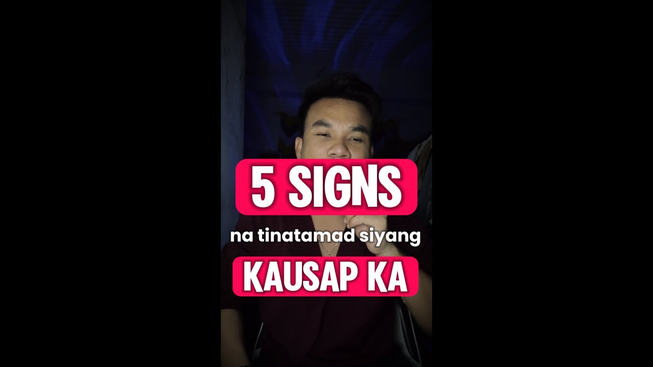 Signs na Tamad siyang kausap ka | Nasasaktan din ang lalaki | Maswerte ka na pinakawalan mo pa