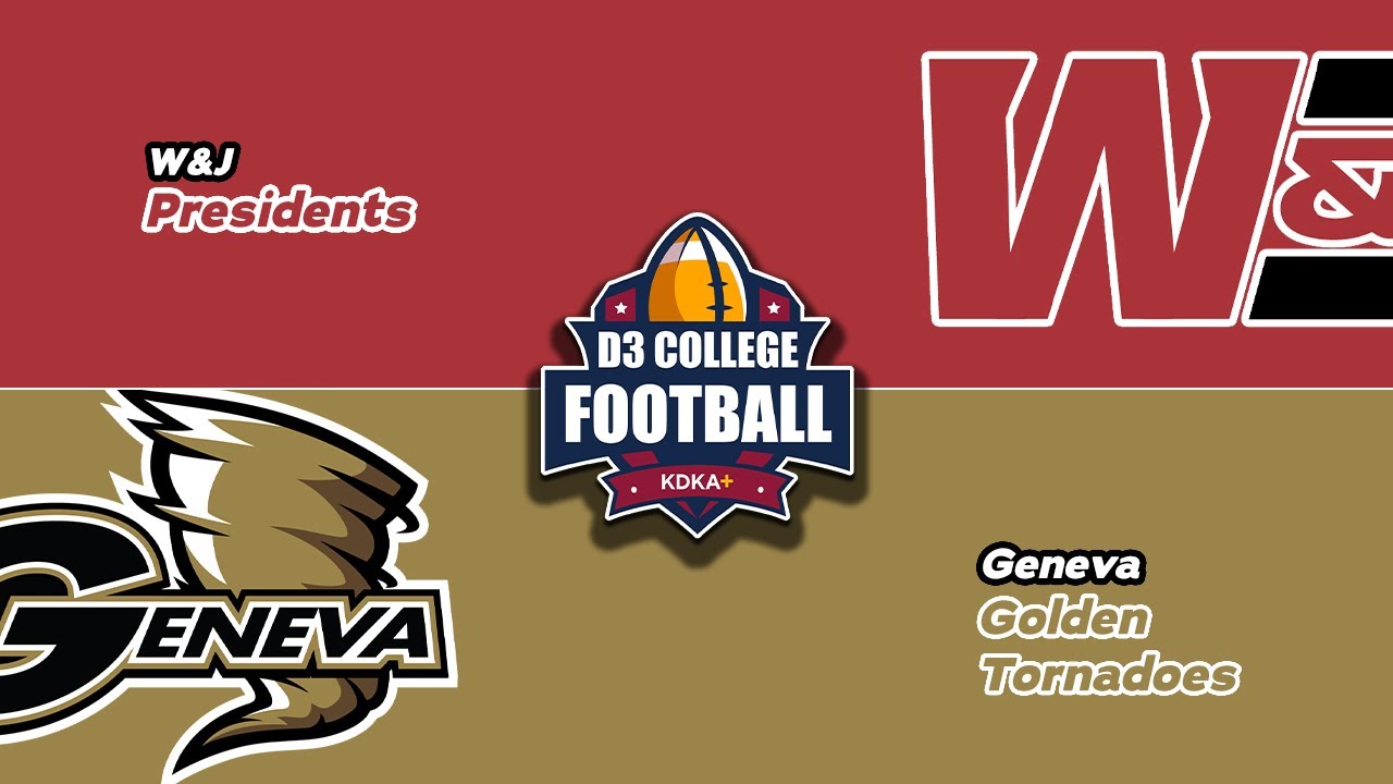W&J vs Geneva | D3 College Football on KDKA+