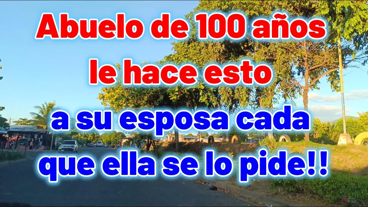 Abuelo de 100 años le hace esto a su esposa cada que ella se lo pide!!